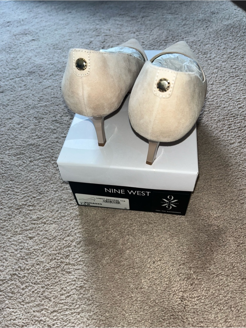 Nine West suede shoes / pumps - Picture 2 of 4
